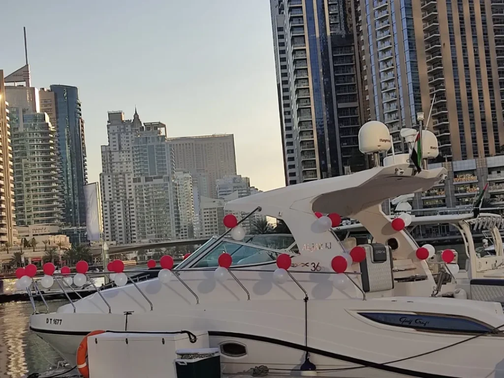 Birthday Yacht Party Dubai – 36 ft (10 Guests) – 16